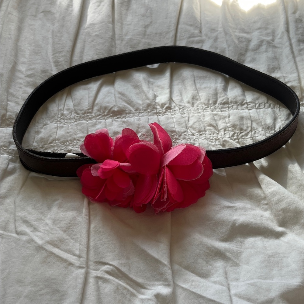 Floral Pink Belt